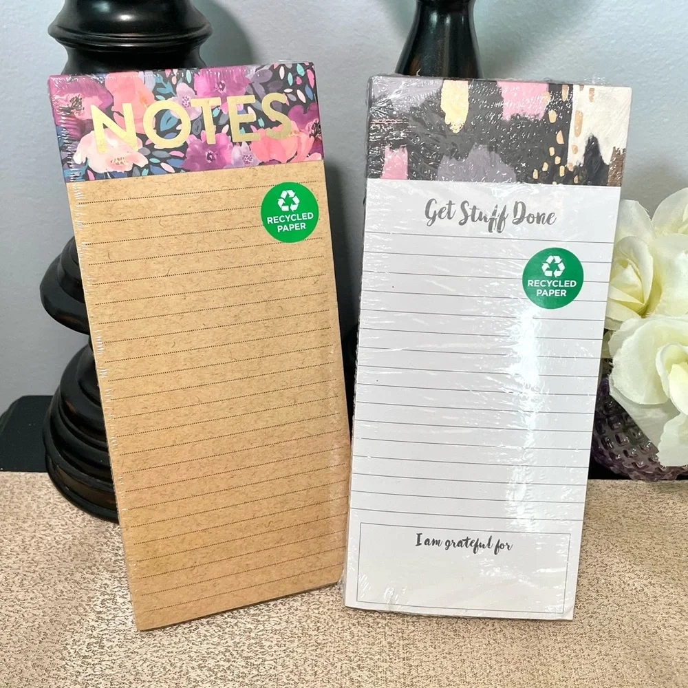 NWT Cloth Fabric Hardcover Notebook/Journal Notepad Stationery Bundle